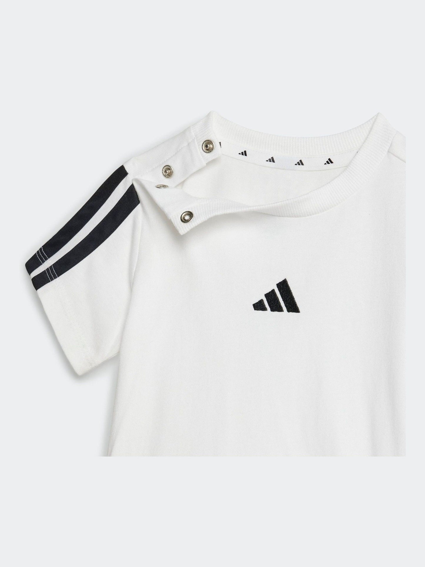 adidas White Essentials Infant Kids T-Shirt Set image 5