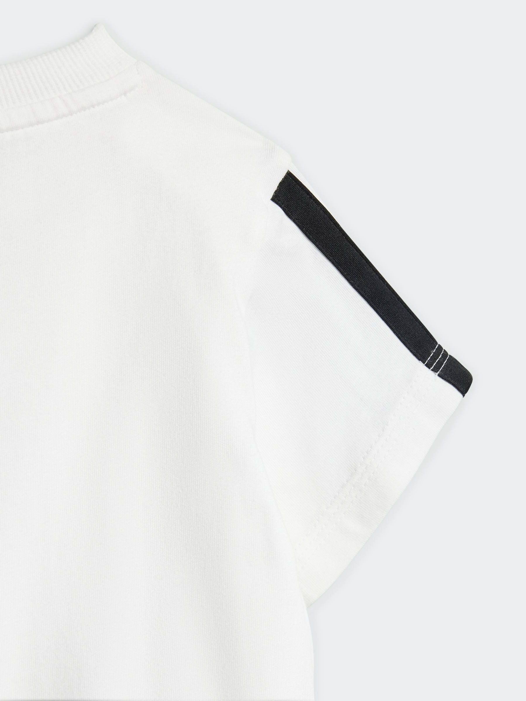 adidas White Essentials Infant Kids T-Shirt Set image 6