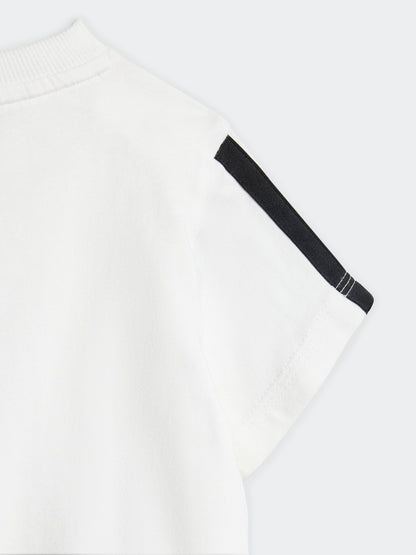 adidas White Essentials Infant Kids T-Shirt Set image 6
