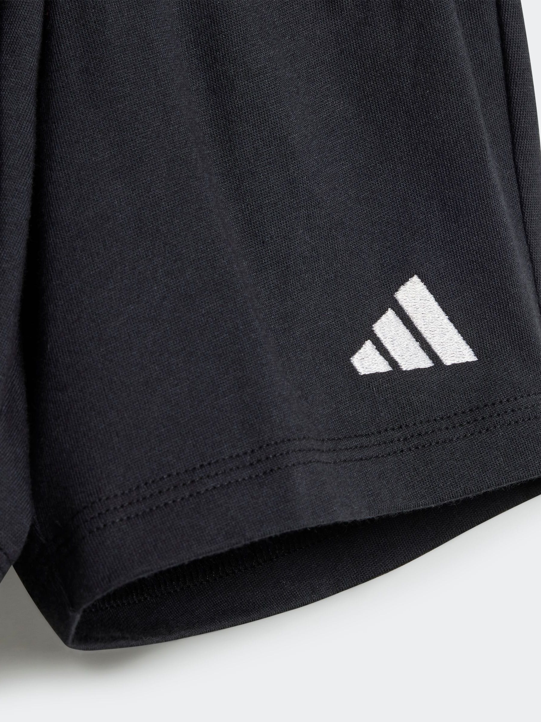 adidas White Essentials Infant Kids T-Shirt Set image 7