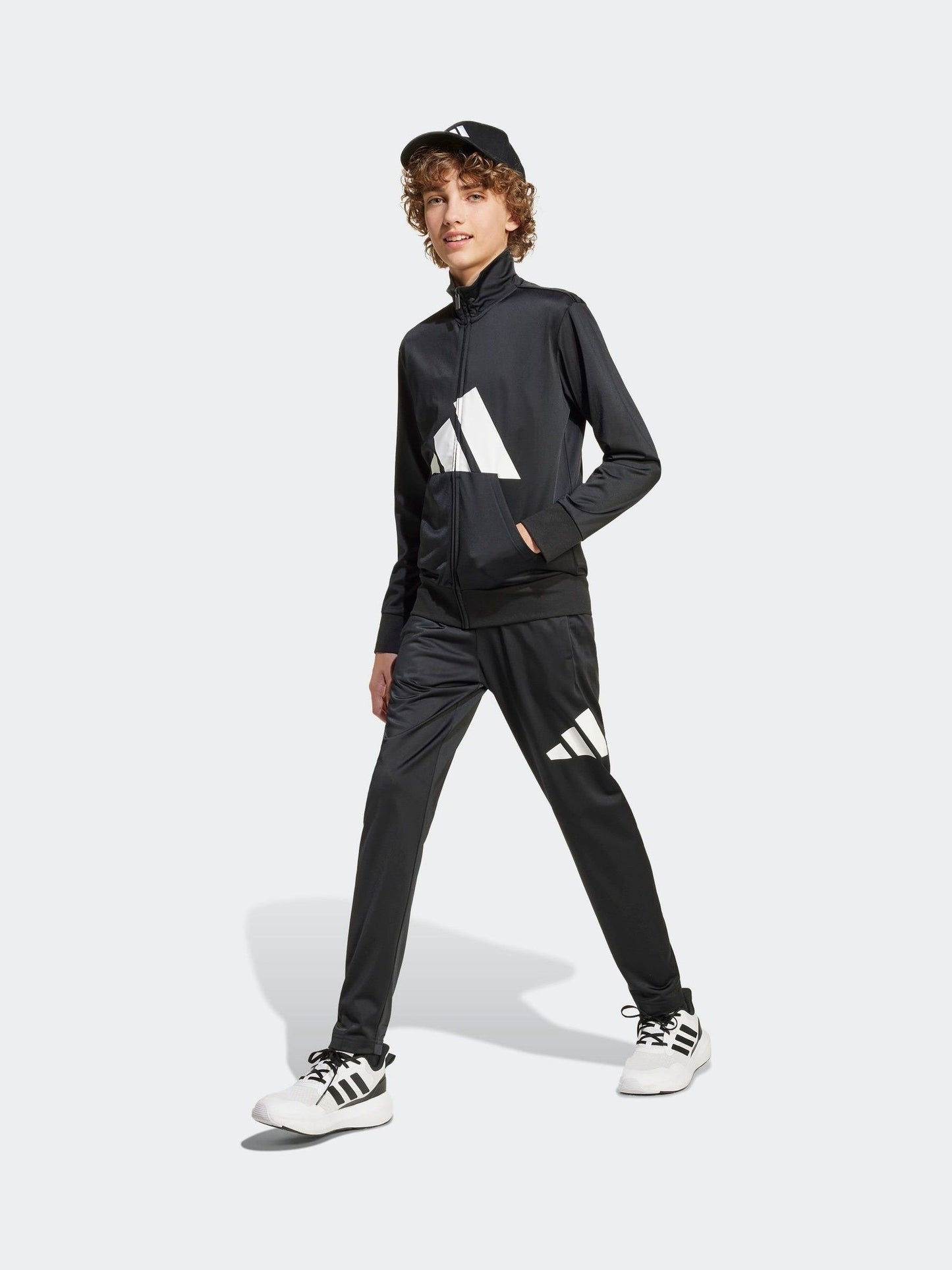 Dsiney Kidz - adidas Black Essentials Climacool Kids Tracksuit image 1
