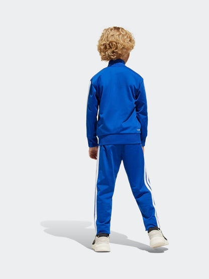 Dsiney Kidz - adidas Blue Essentials Tiberio 3-Stripes Little Kids Tracksuit image 2
