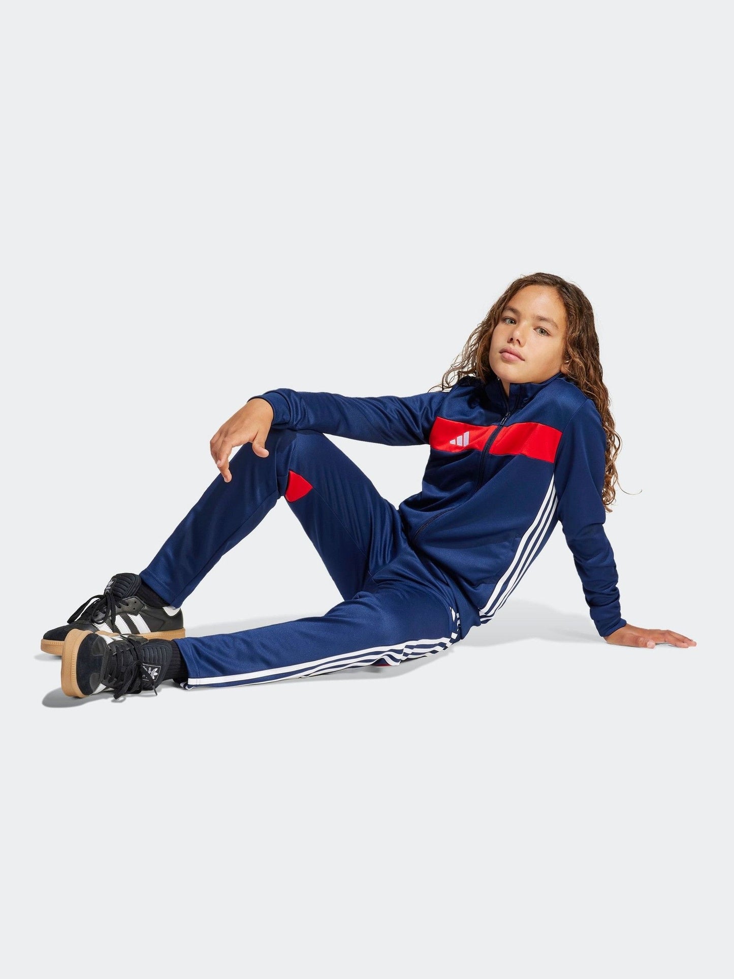 Dsiney Kidz - adidas Blue Tiro 25 Essentials Kids Tracksuit image 2
