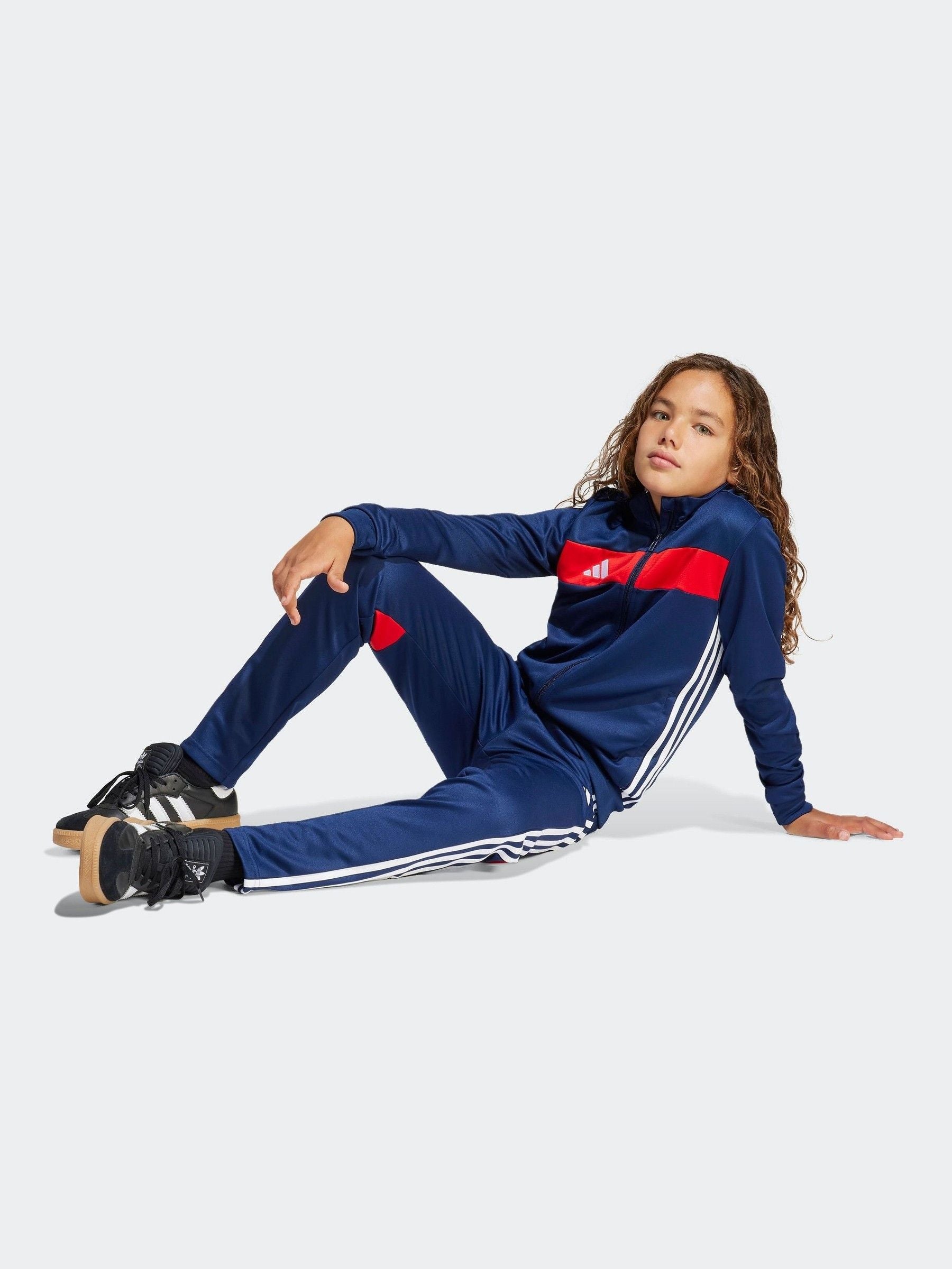 Dsiney Kidz - adidas Blue Tiro 25 Essentials Kids Tracksuit image 2