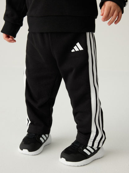 adidas Black Essentials Infant Kids Joggers Set image 5
