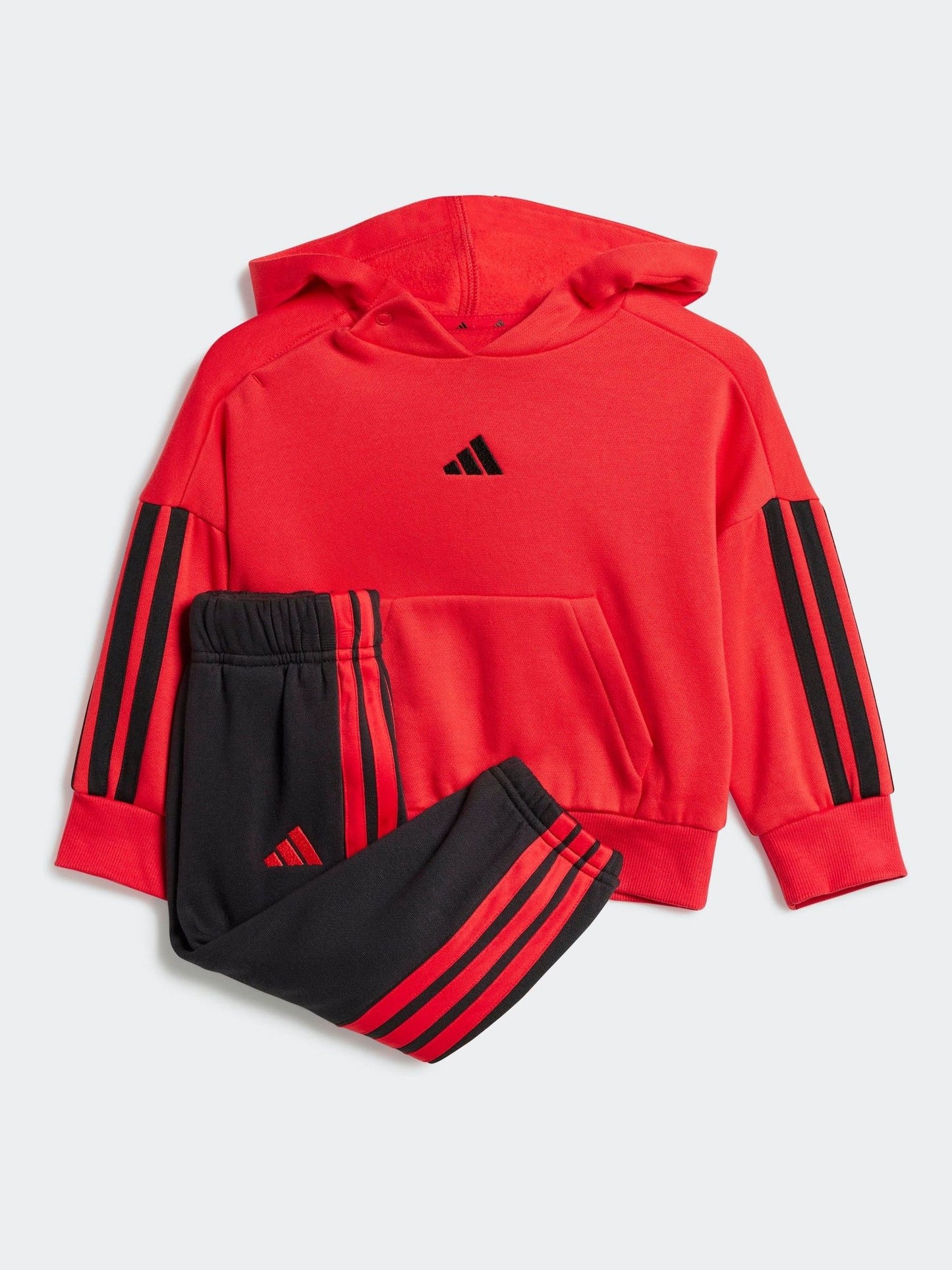 adidas Red Essentials Infant Tracksuit image 1