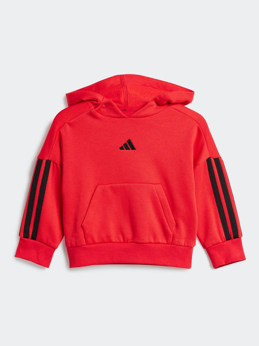 adidas Red Essentials Infant Tracksuit image 2