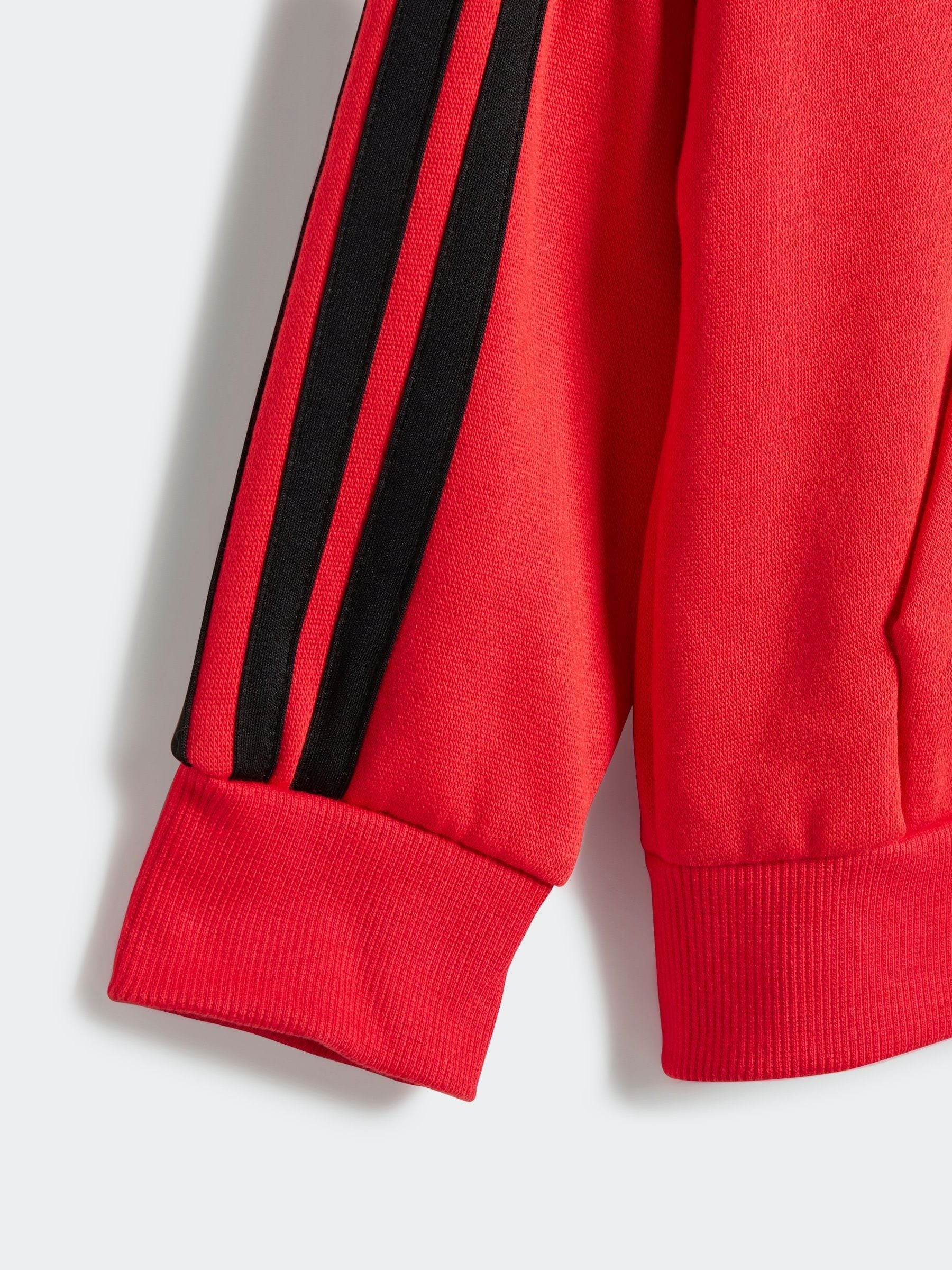 adidas Red Essentials Infant Tracksuit image 5