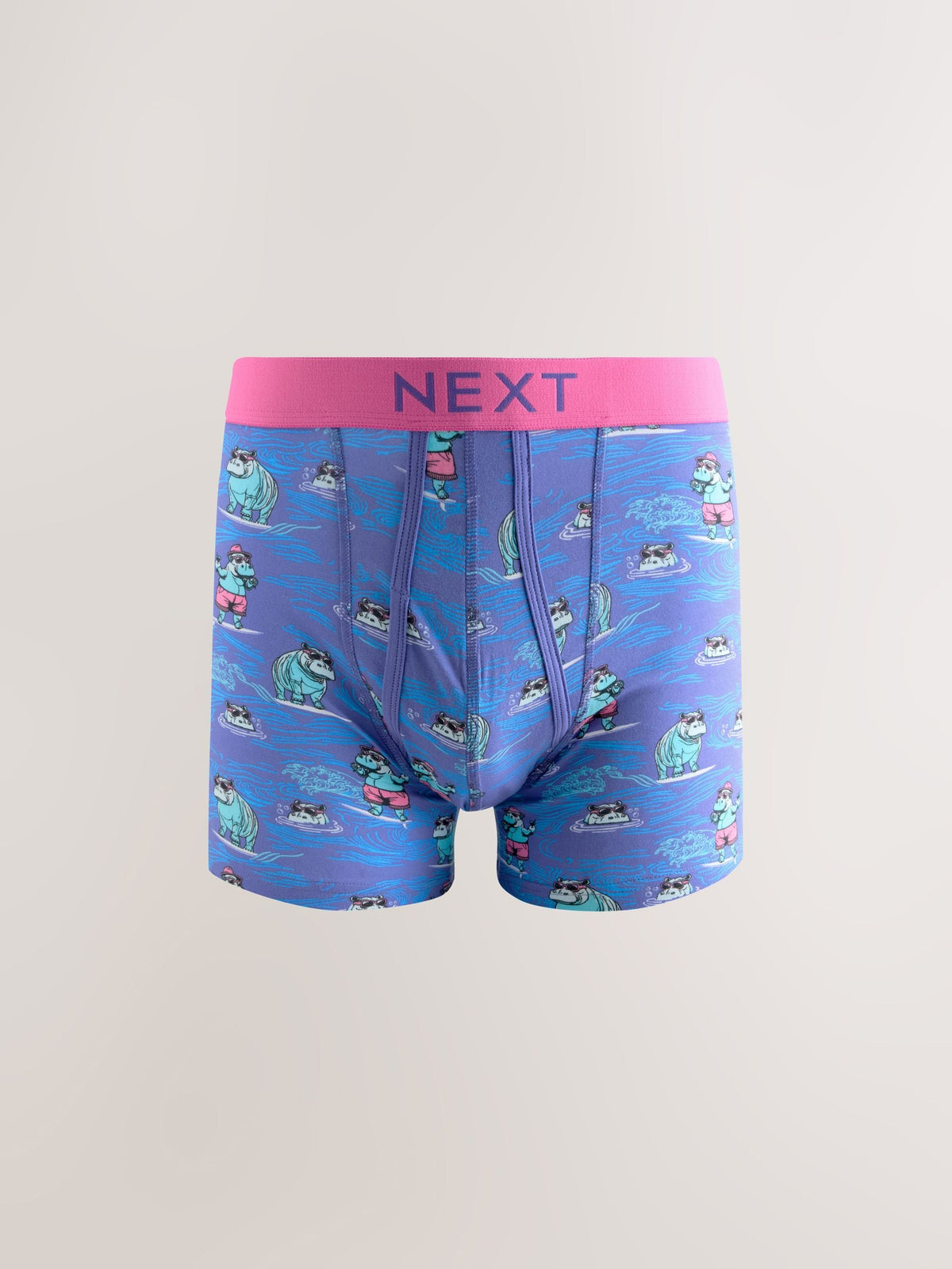 Dsiney Kidz - Animal Placement Print A-Front Cotton Rich Boxers 8 Pack image 2