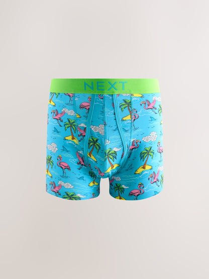 Dsiney Kidz - Animal Placement Print A-Front Cotton Rich Boxers 8 Pack image 4