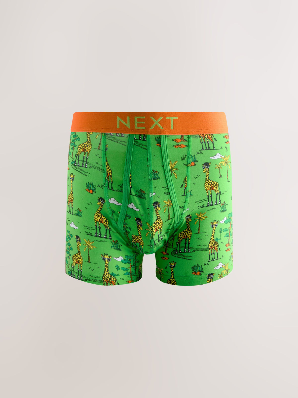 Dsiney Kidz - Animal Placement Print A-Front Cotton Rich Boxers 8 Pack image 5