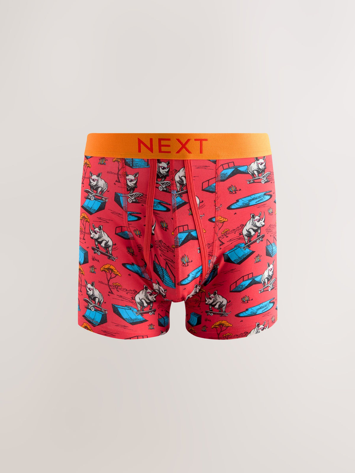 Dsiney Kidz - Animal Placement Print A-Front Cotton Rich Boxers 8 Pack image 7