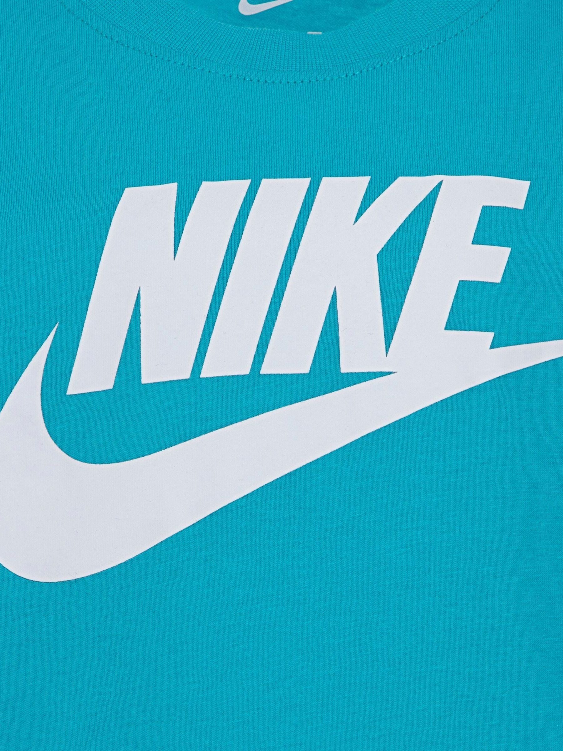 Dsiney Kidz - Nike Cactus Blue Futura Little T-Shirt image 3
