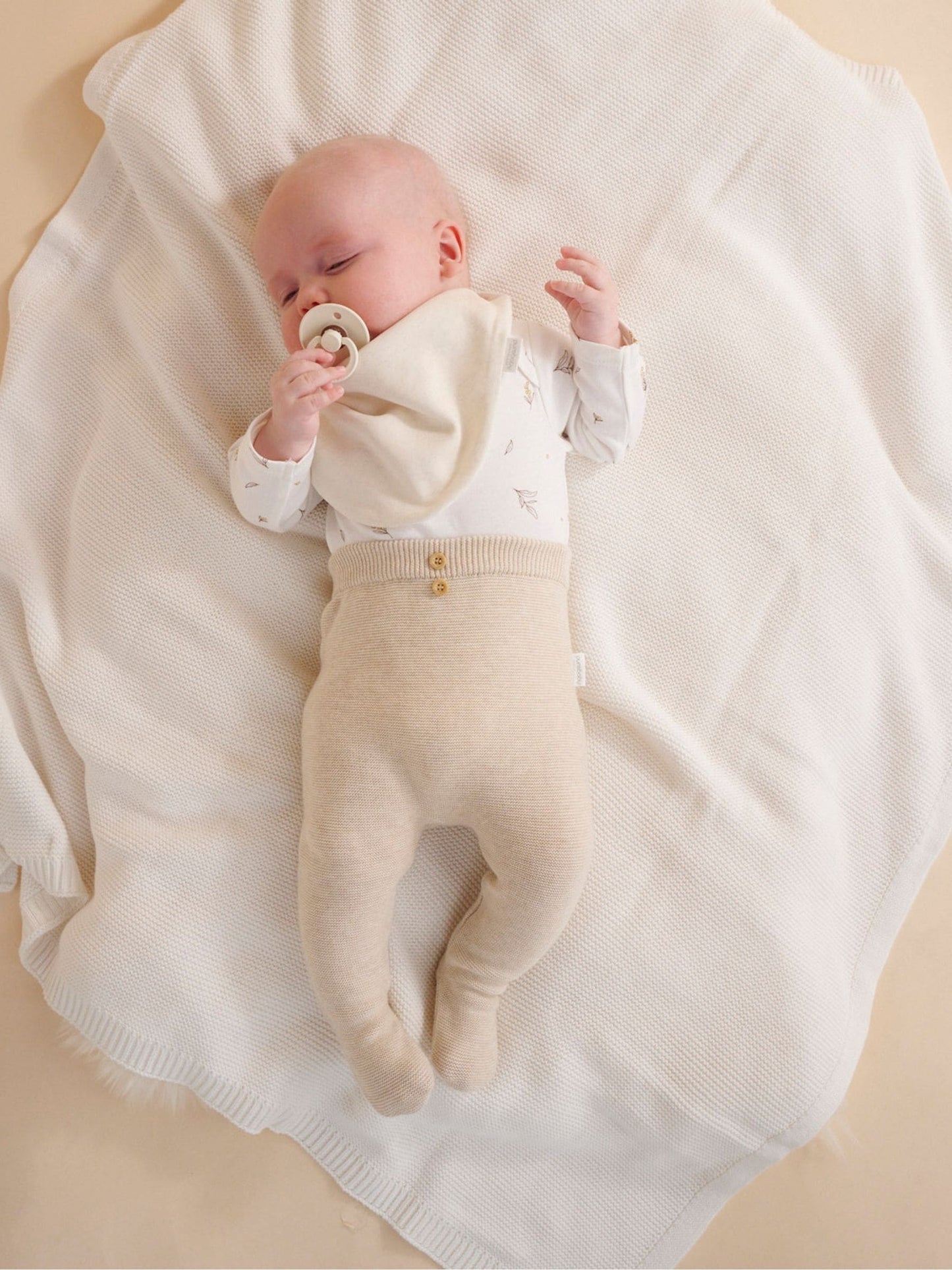 Purebaby Natural Textured Leggings image 1