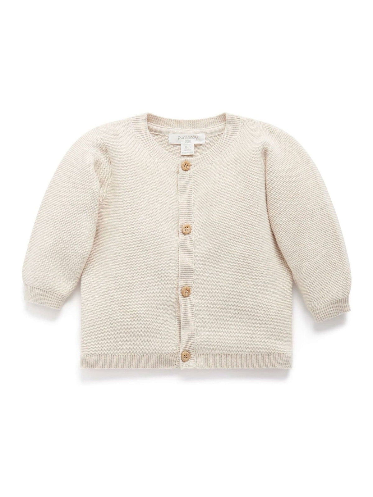 Dsiney Kidz - Purebaby Natural Textured Knit Cardigan image 2