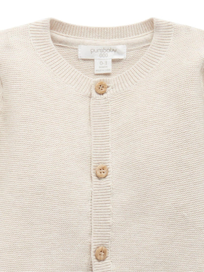 Dsiney Kidz - Purebaby Natural Textured Knit Cardigan image 3