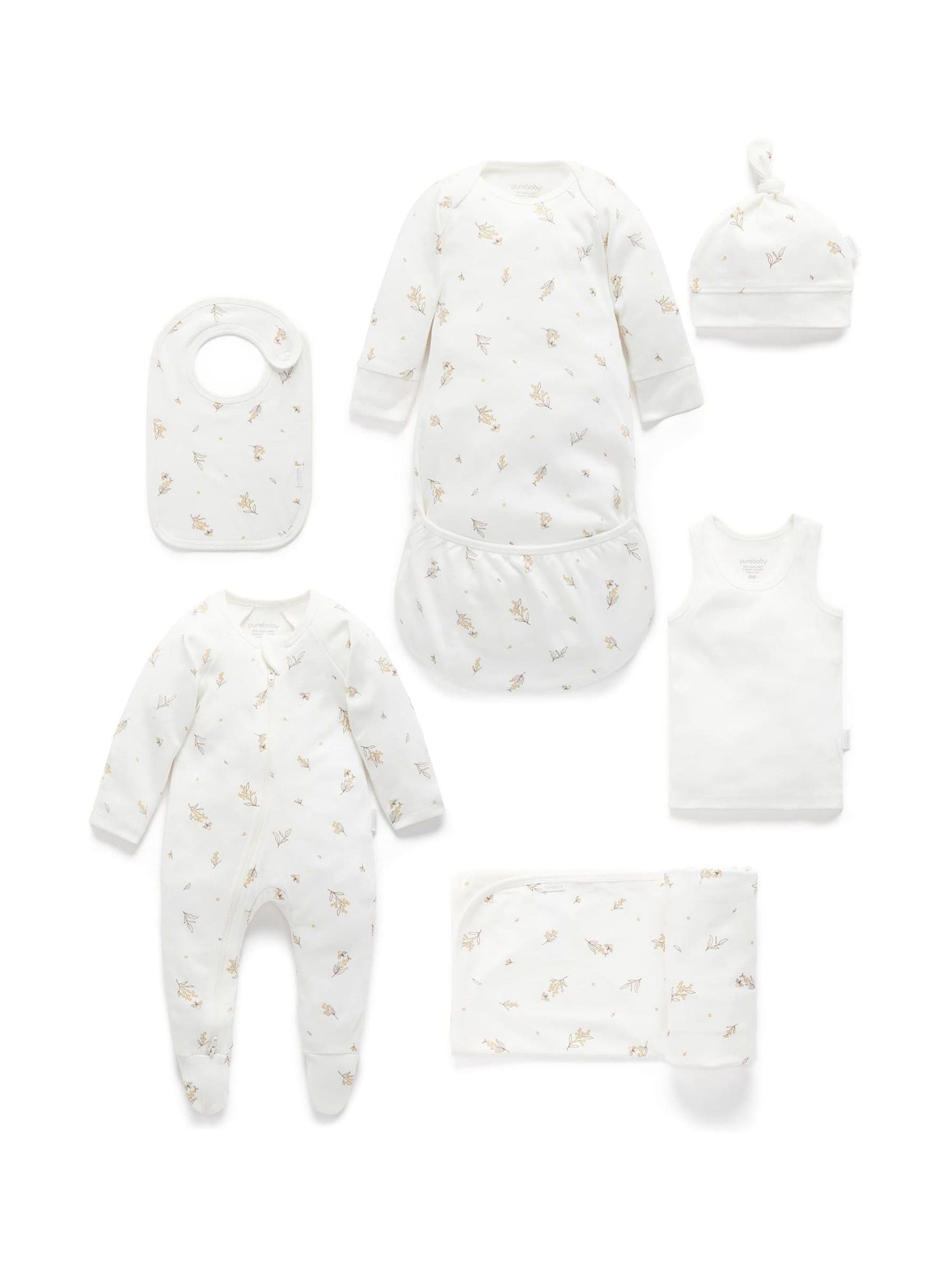Purebaby White Newborn Essential Hospital Pack image 1