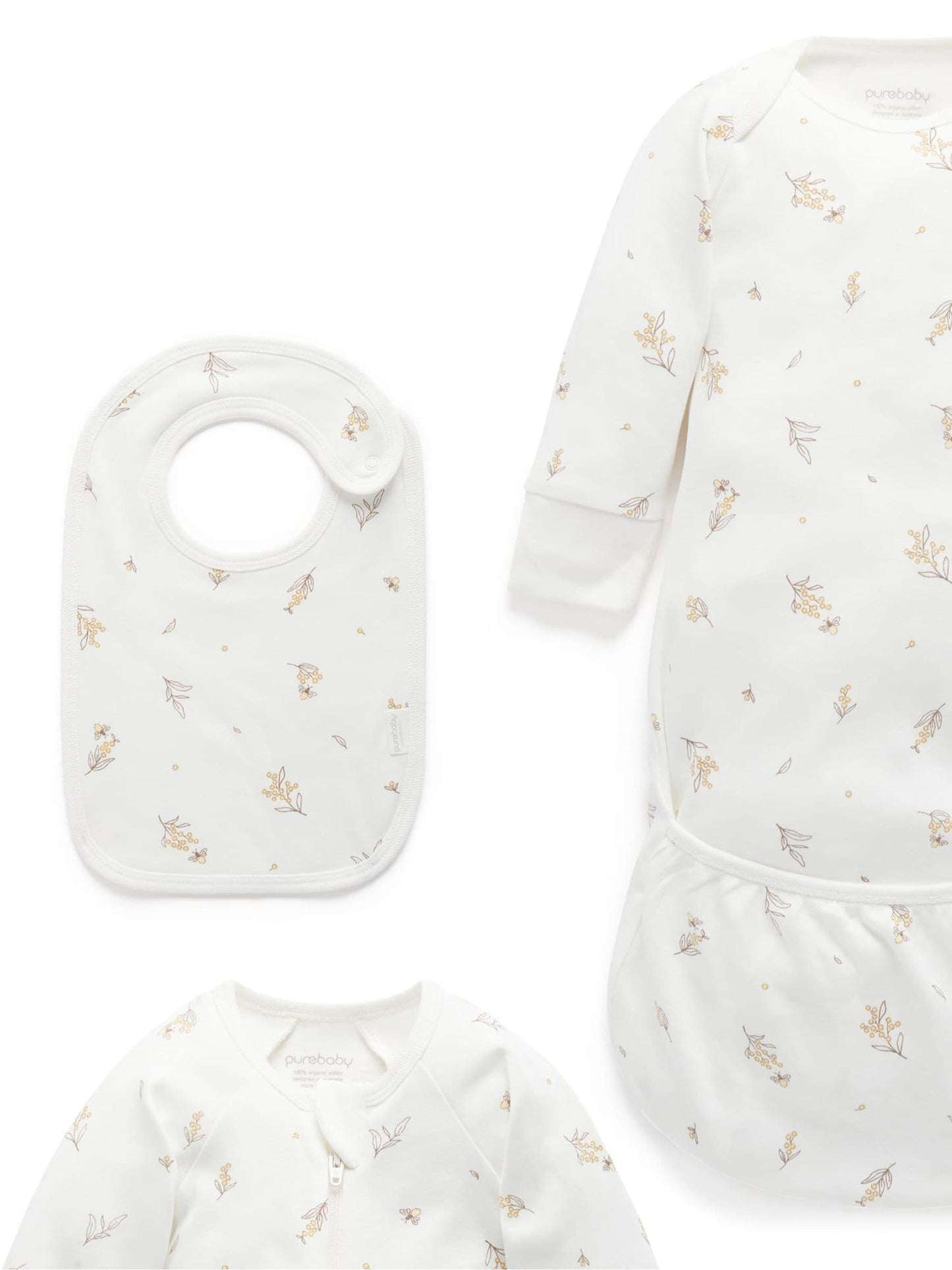 Purebaby White Newborn Essential Hospital Pack image 2
