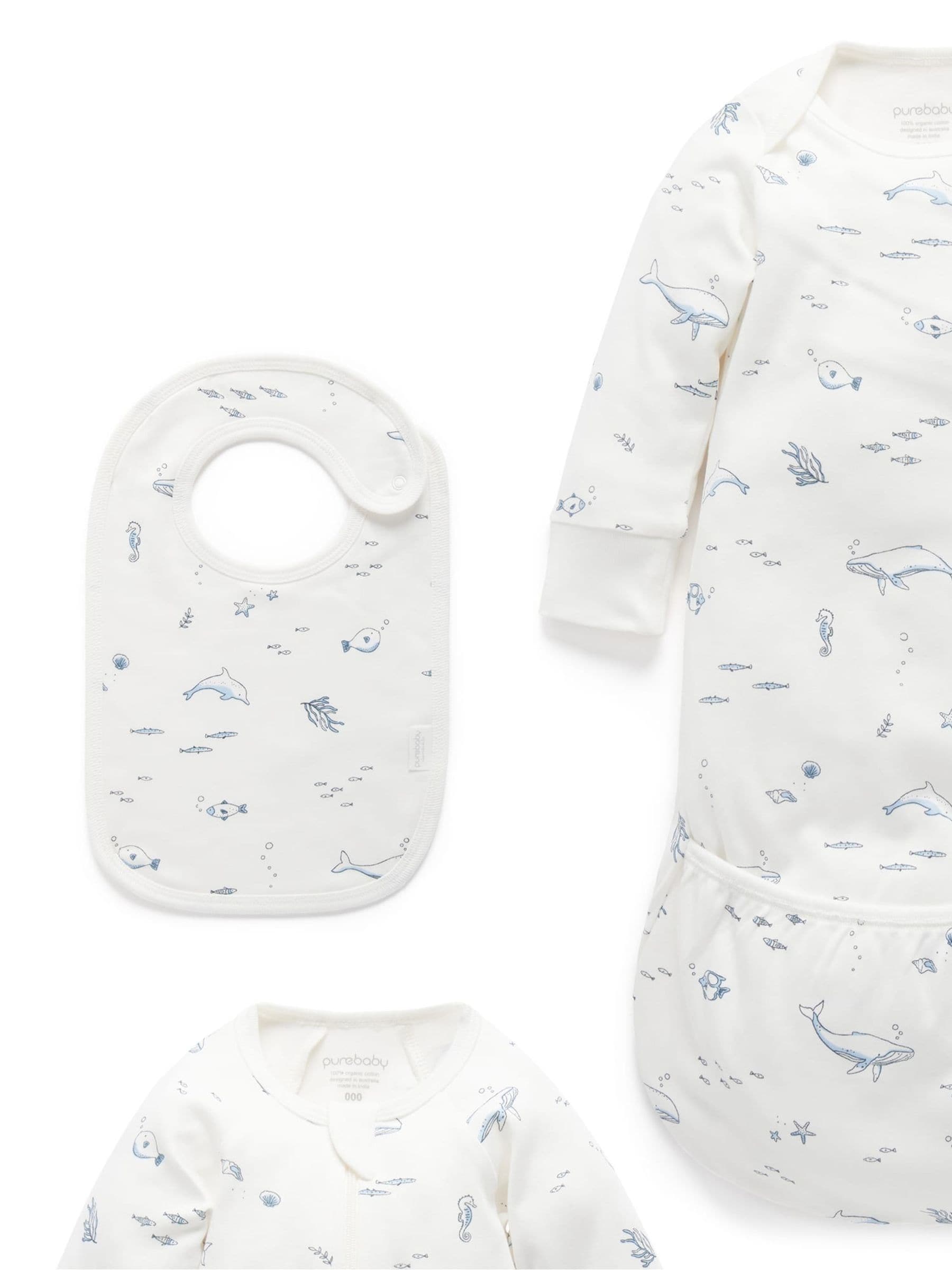 Purebaby White Chrome Newborn Essential Hospital Pack image 2