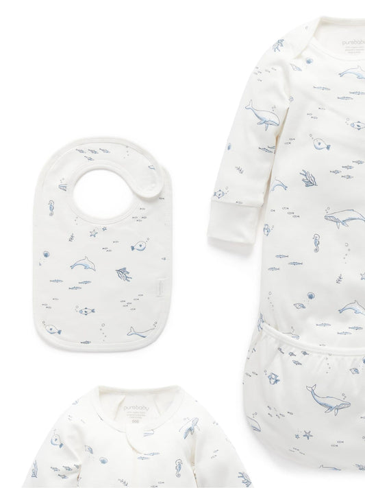 Purebaby White Chrome Newborn Essential Hospital Pack image 2