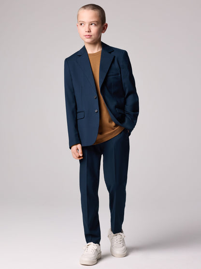smALLSAINTS Navy Boys Slim Fit Moad Suit Jacket - image 6