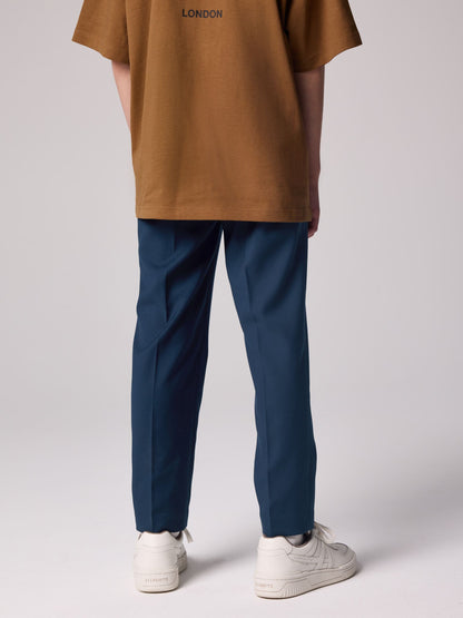 smALLSAINTS Navy Boys Slim Fit Moad Suit Trousers - image 2