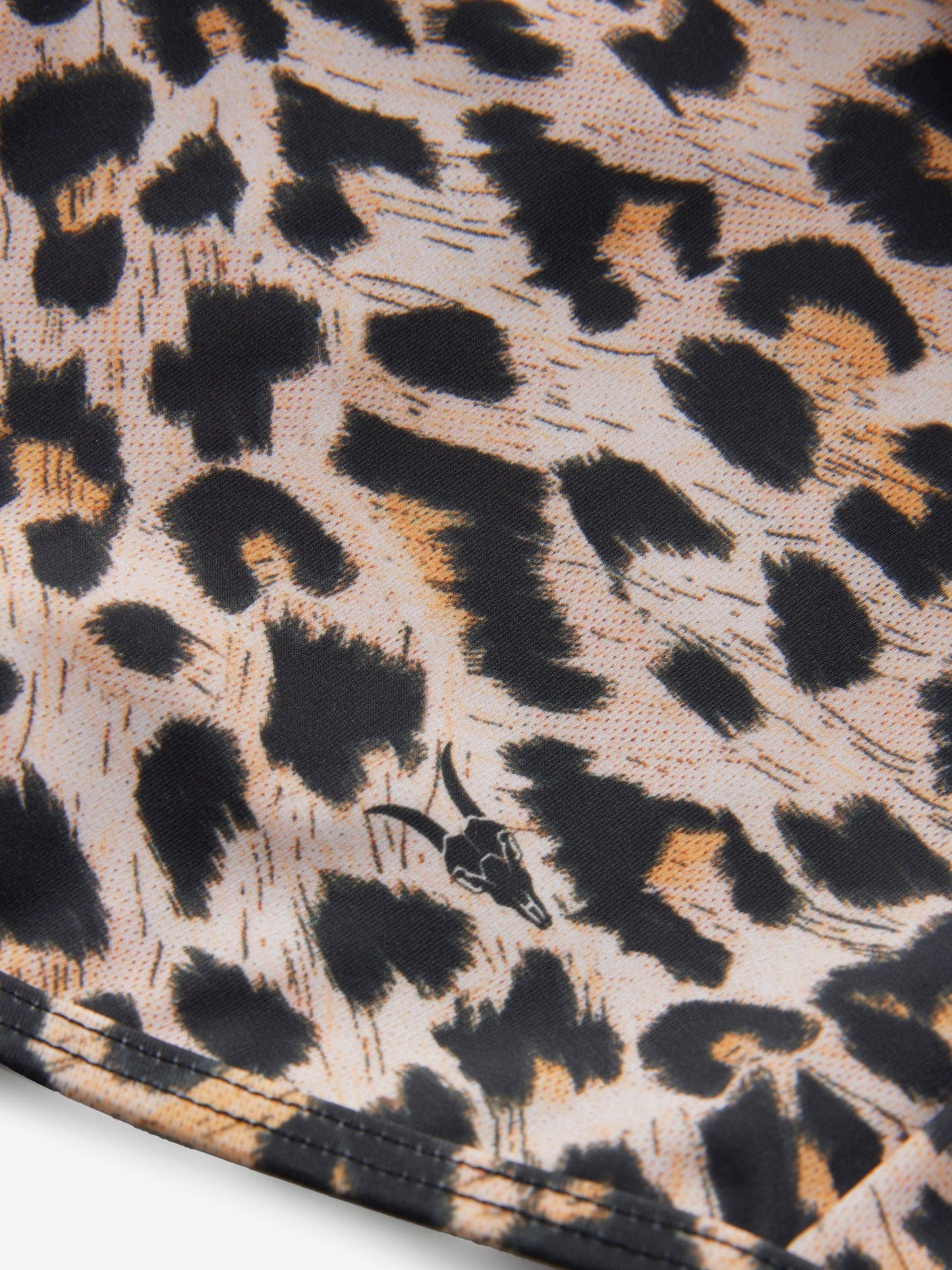 Dsiney Kidz - smALLSAINTS Leopard Print Logo Strappy Top Bikini Set image 4