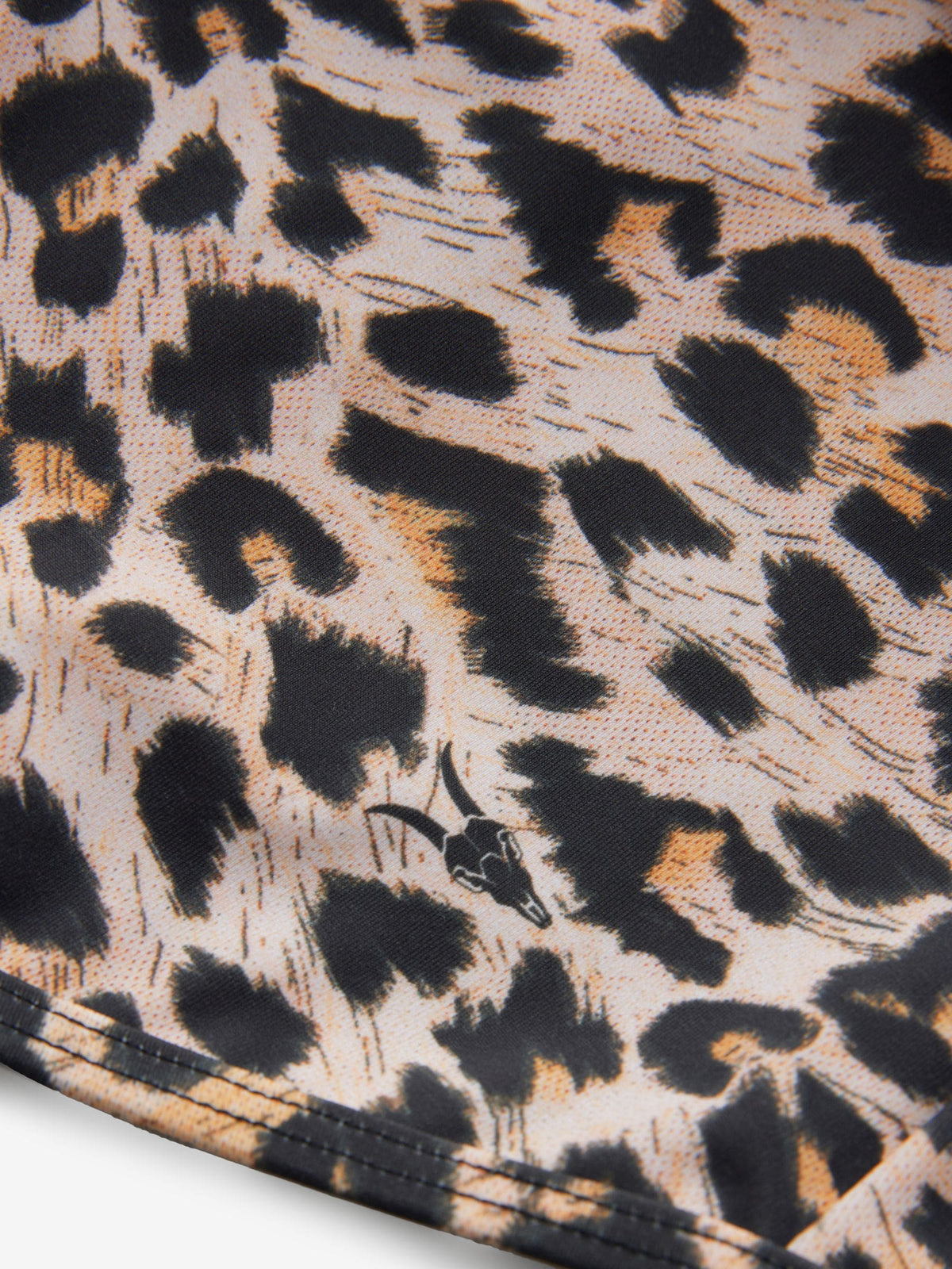 Dsiney Kidz - smALLSAINTS Leopard Print Logo Strappy Top Bikini Set image 4