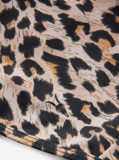 Dsiney Kidz - smALLSAINTS Leopard Print Logo Strappy Top Bikini Set image 4