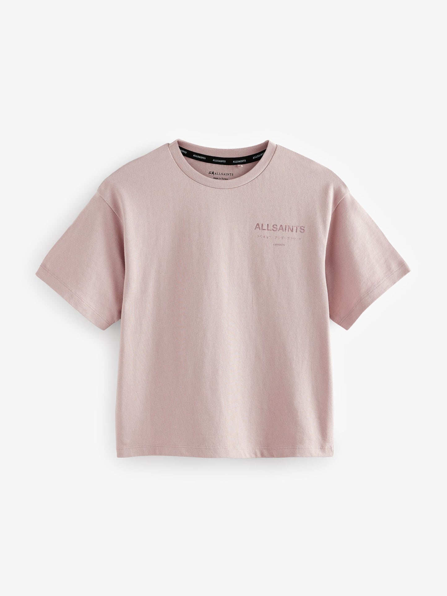 Dsiney Kidz - smALLSAINTS Pink/Metallic Oversized Underground Crew Neck T-Shirt image 4