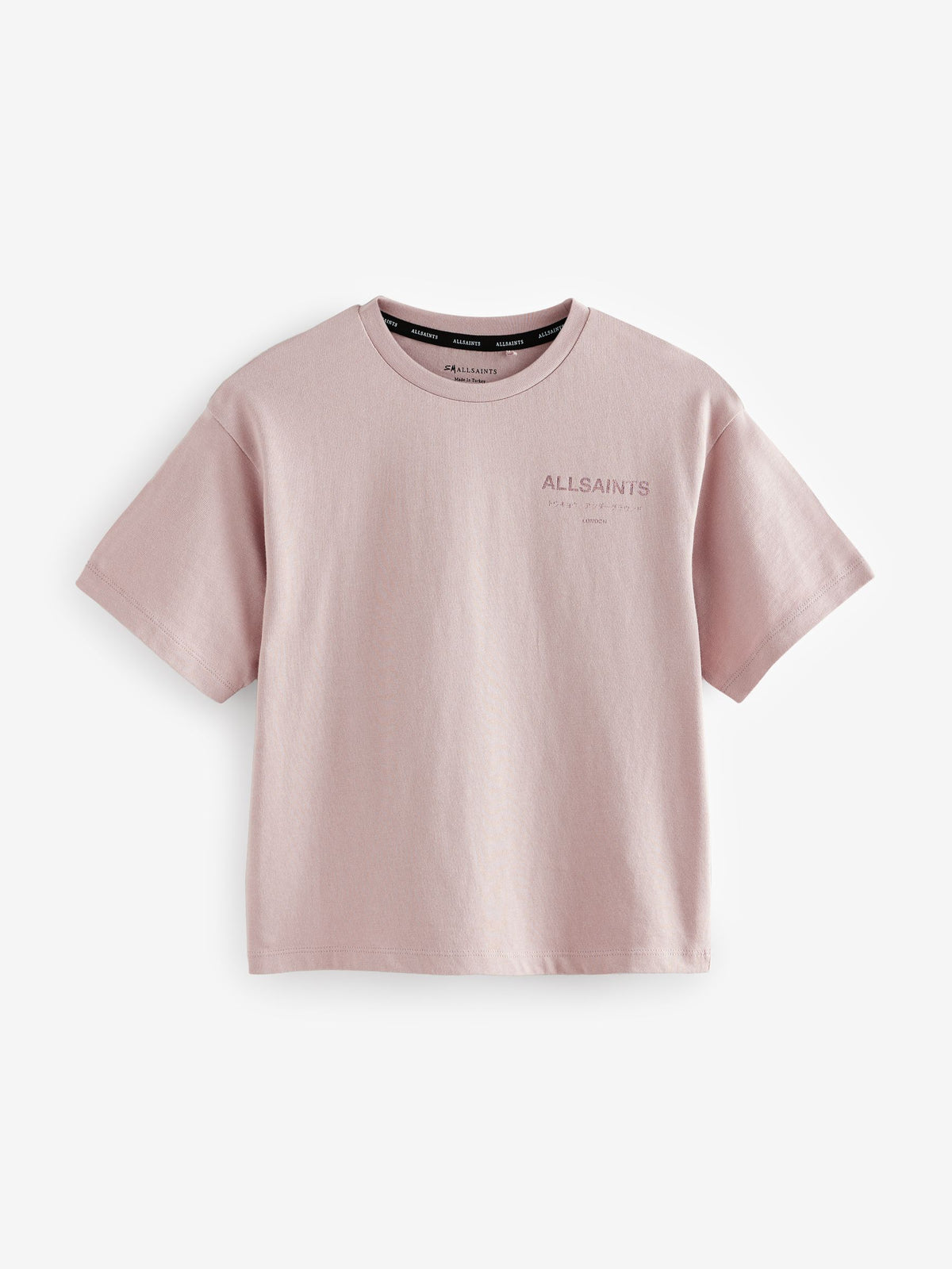 Dsiney Kidz - smALLSAINTS Pink/Metallic Oversized Underground Crew Neck T-Shirt image 4