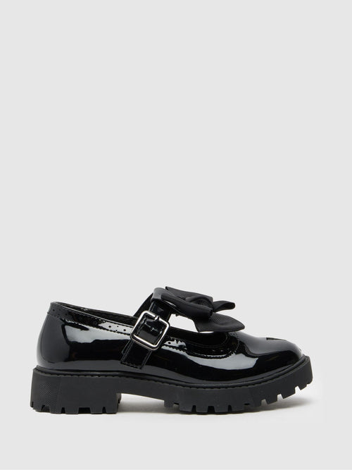 Schuh Black BTS Lollipop T-Bar School Shoes image 1