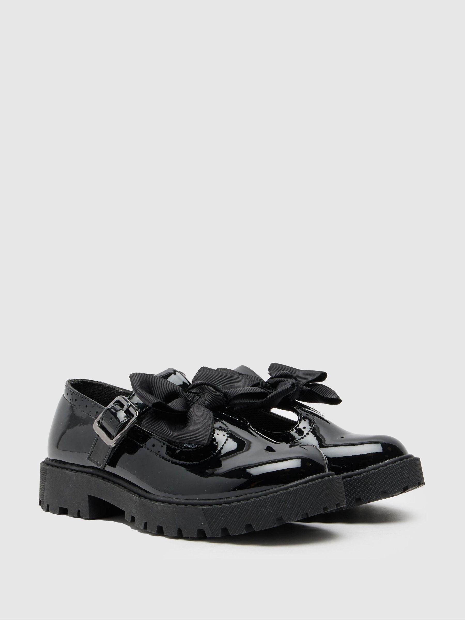 Schuh Black BTS Lollipop T-Bar School Shoes image 2