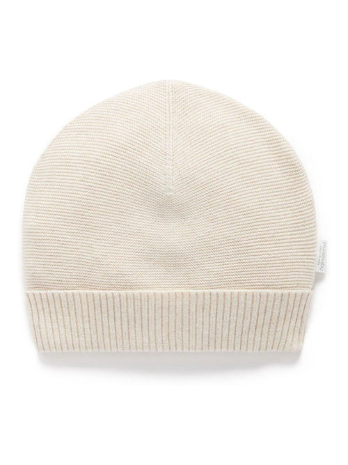 Purebaby Natural Textured Beanie image 1