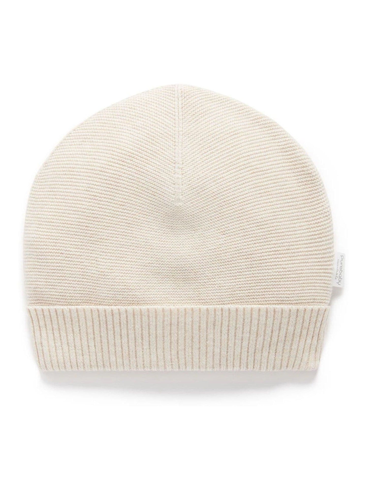 Purebaby Natural Textured Beanie image 1