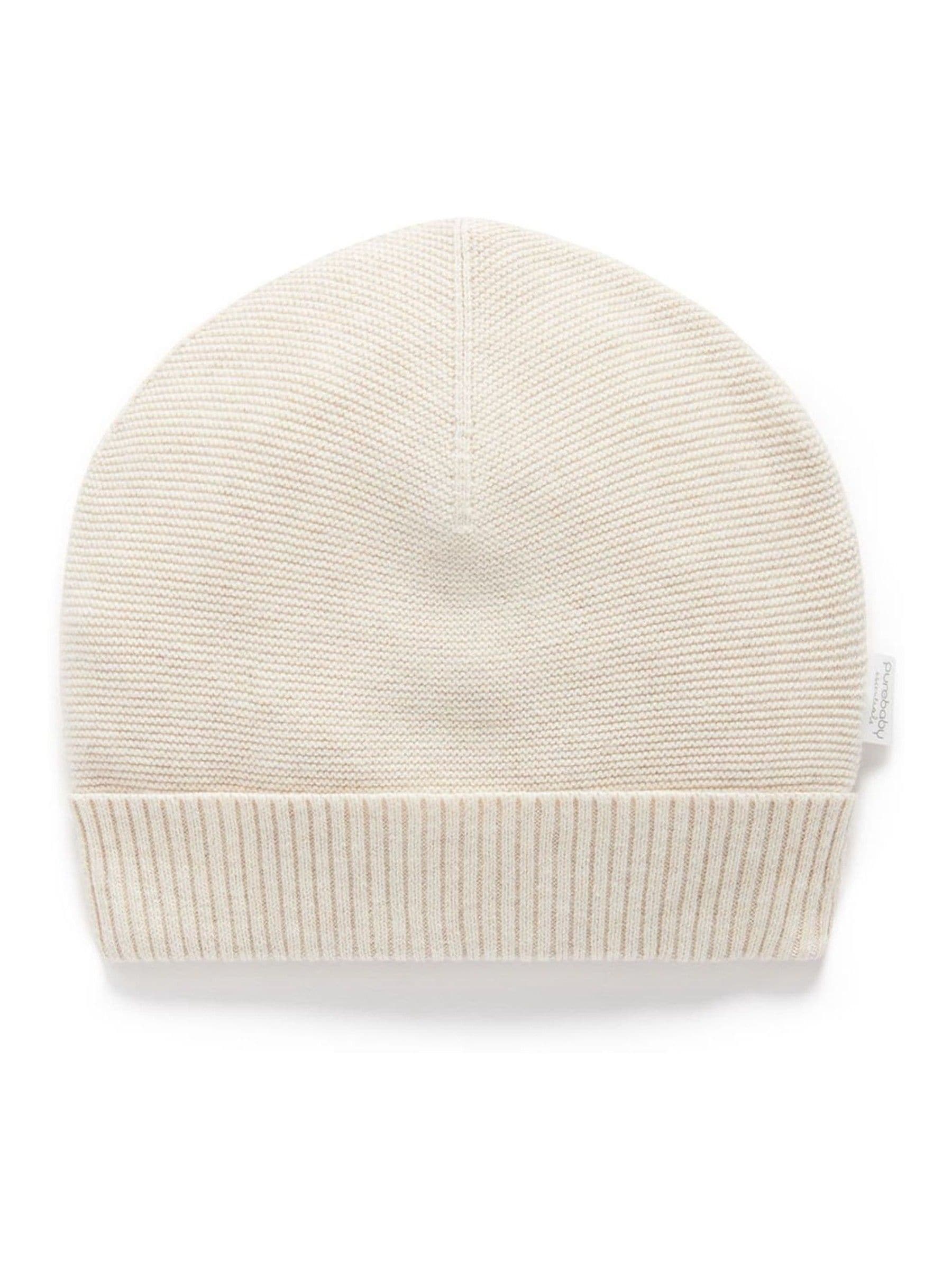Purebaby Natural Textured Beanie image 1
