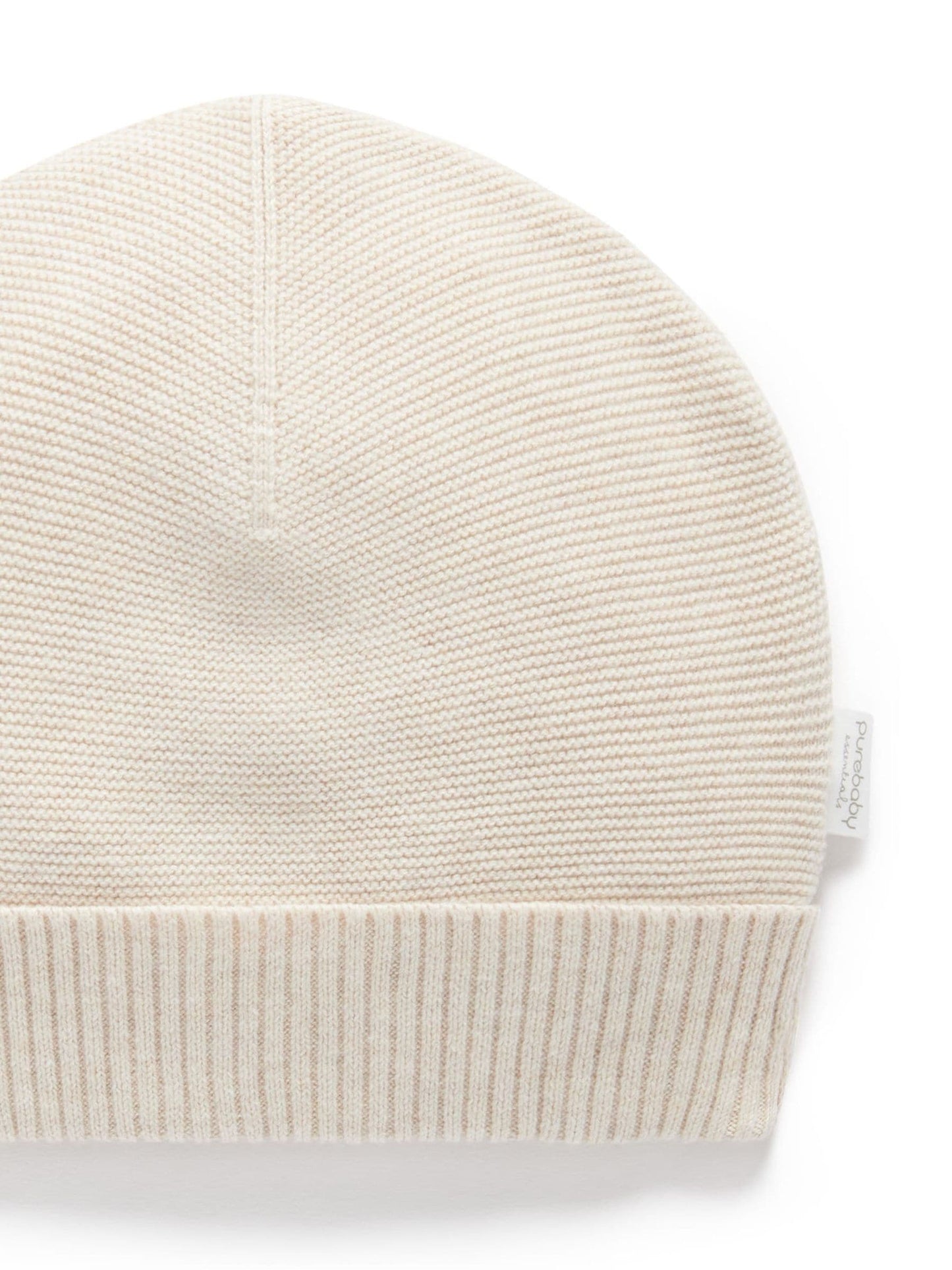 Purebaby Natural Textured Beanie image 2