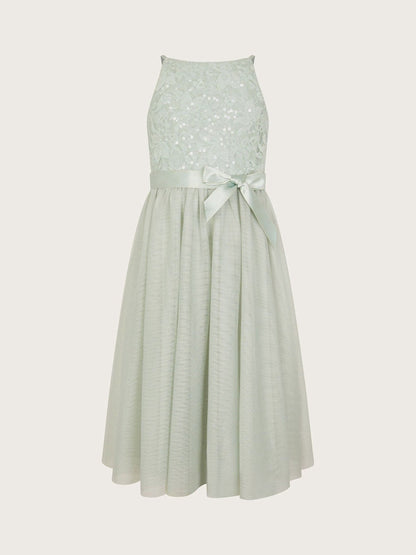 Monsoon Green Lacey Sequin Truth Dress image 2