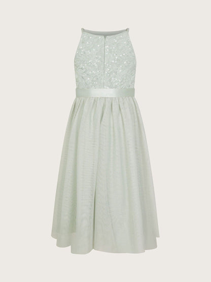 Monsoon Green Lacey Sequin Truth Dress image 3