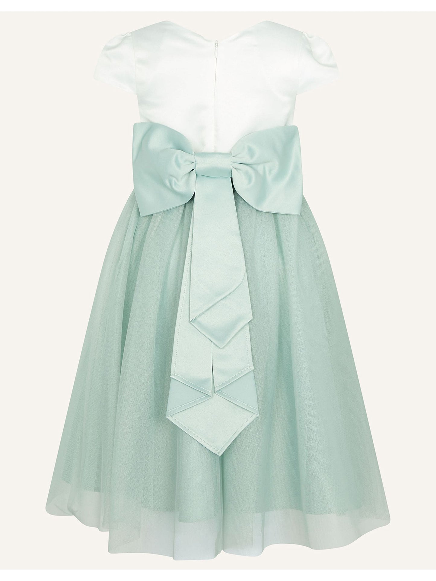 Monsoon Sage Green Tulle Bridesmaid Dress image 2