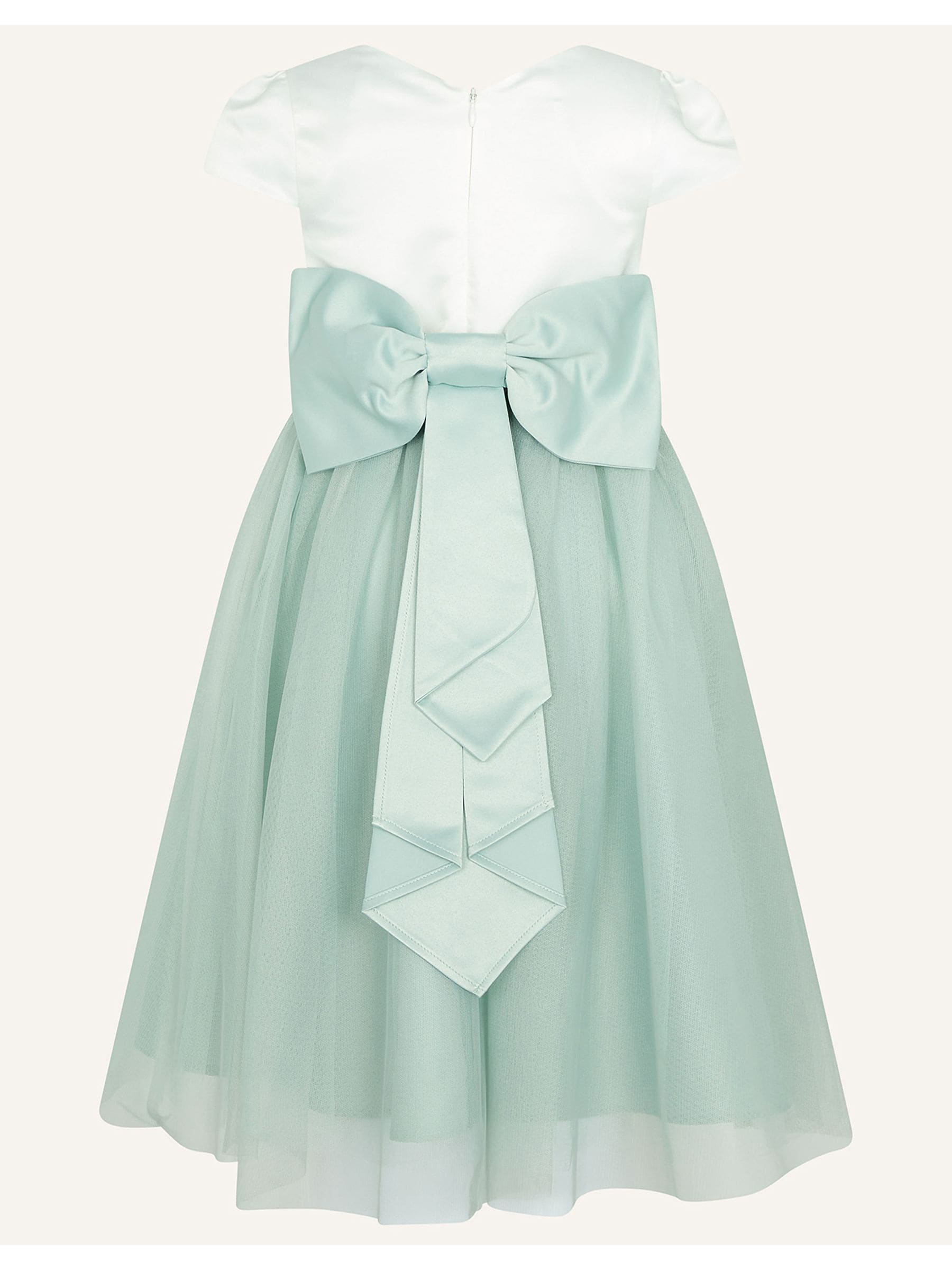 Monsoon Sage Green Tulle Bridesmaid Dress image 2