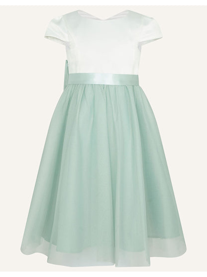 Monsoon Sage Green Tulle Bridesmaid Dress image 3