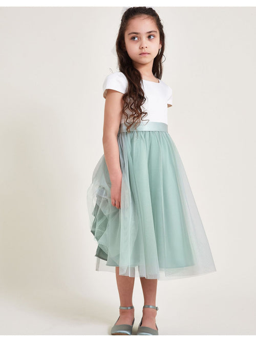 Dsiney Kidz - Monsoon Sage Green Tulle Bridesmaid Dress image 1
