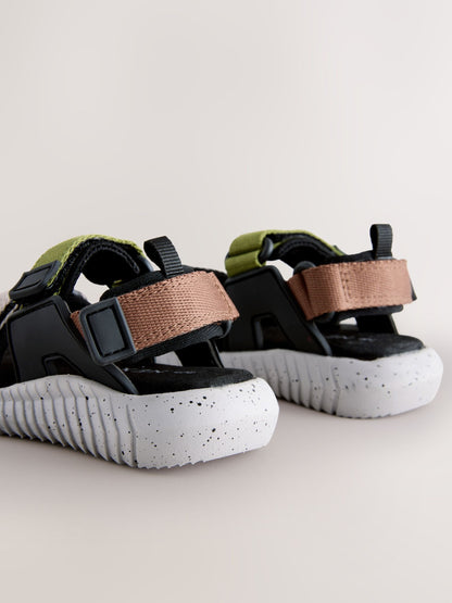 Grey/Black Utility Trekker Walking Sandals image 3