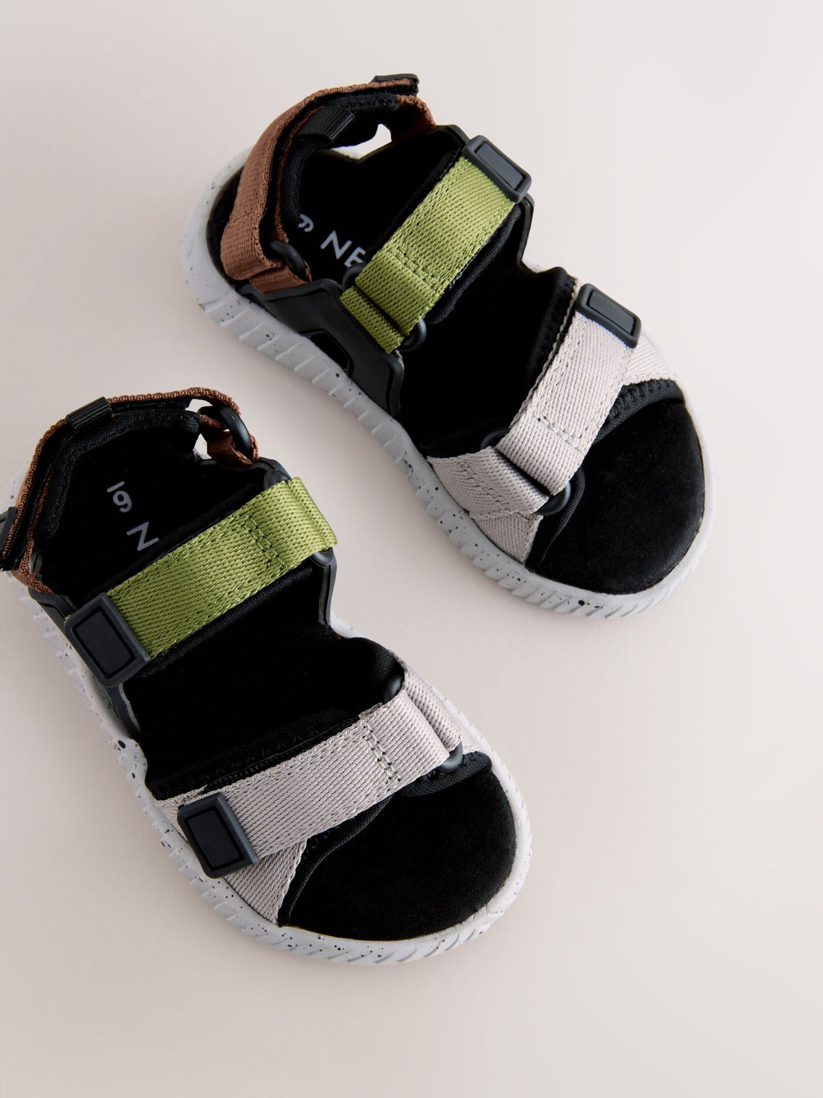Grey/Black Utility Trekker Walking Sandals image 4