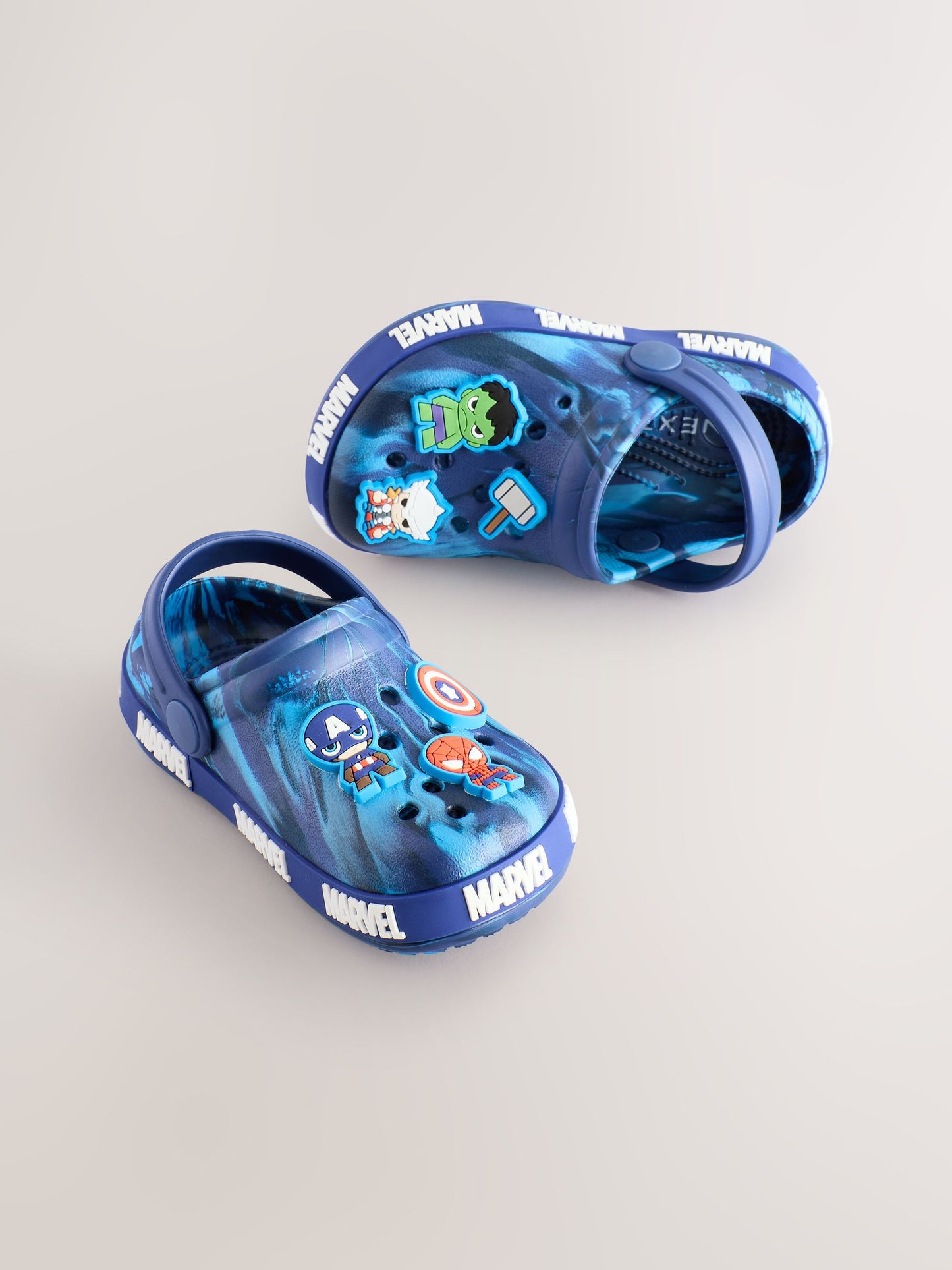 Blue Marvel Character Clogs image 1