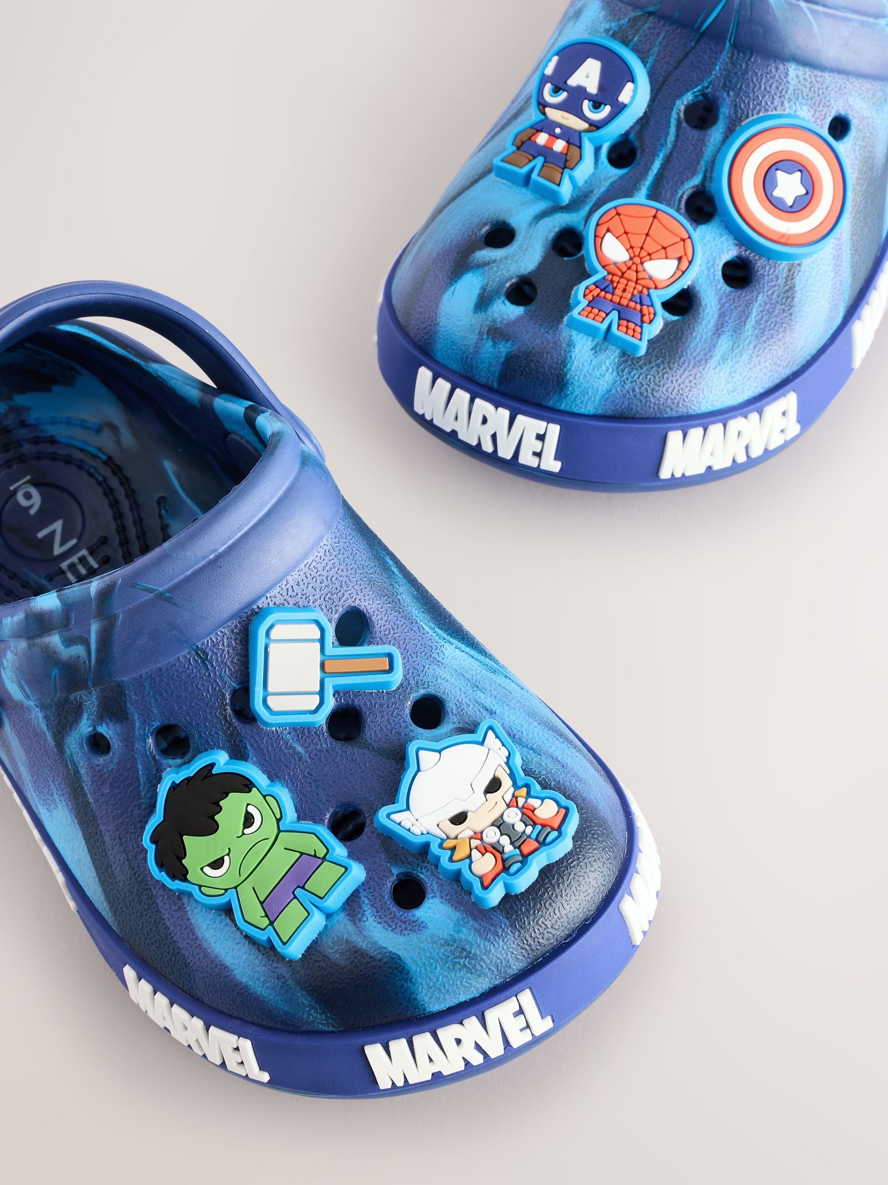 Blue Marvel Character Clogs image 4