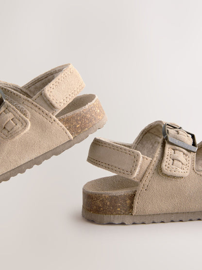 Stone Leather Standard Fit (F) Double Buckle Sandals image 4