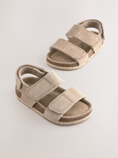 Neutral Standard Fit (F) Corkbed Two Strap Sandals image 1