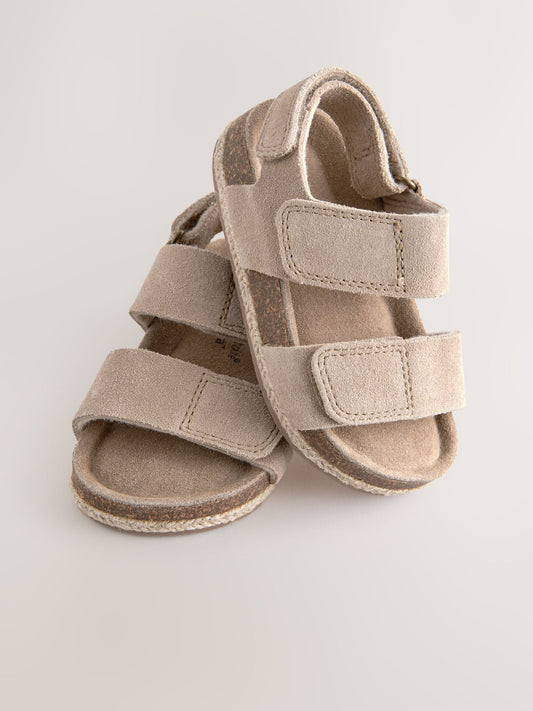 Neutral Standard Fit (F) Corkbed Two Strap Sandals image 2